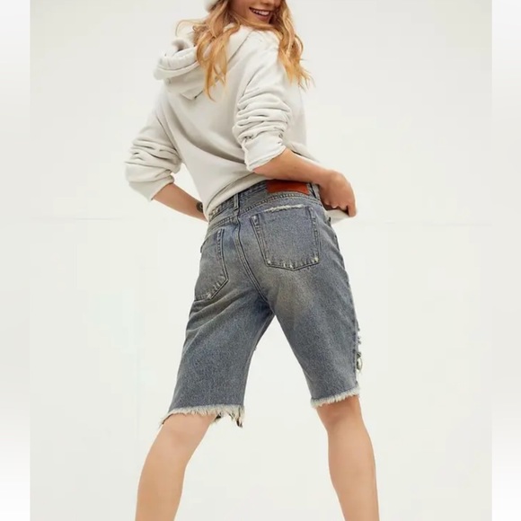 NWT Revolve One Teaspoon Cut Off Truckers Memphis Shorts - Picture 1 of 14